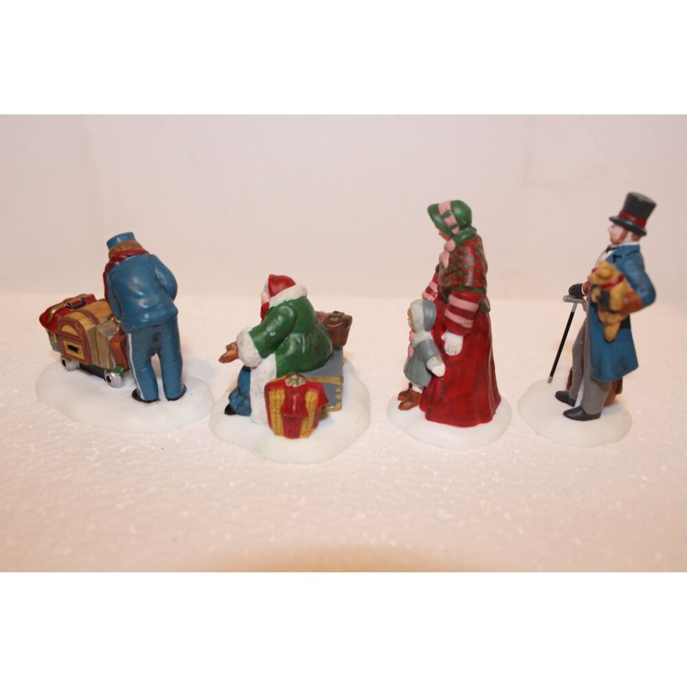 Dept 56 Dickens Village - Meeting the Family at the Railway Station - Picture 2 of 5